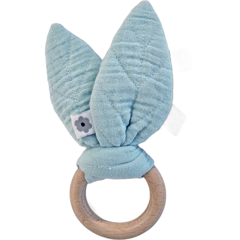 Summerville Organic Aktivitetsleksak Prassellöv, Ice Blue