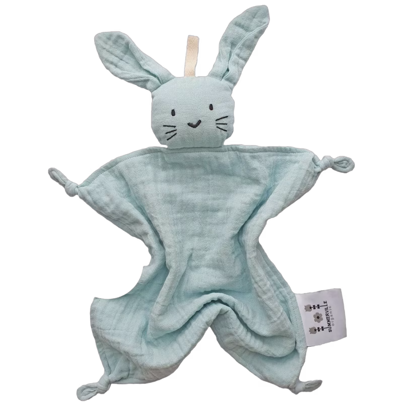 Summerville Organic Snuttefilt Eko Kanin, Ice Blue