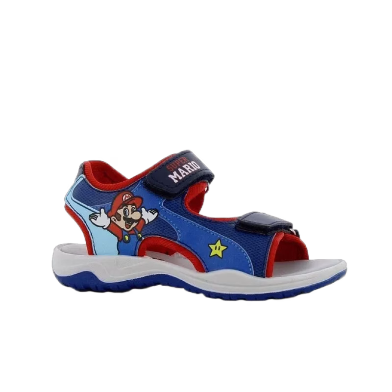 Super Mario Sandaler, Navy/Red, 32
