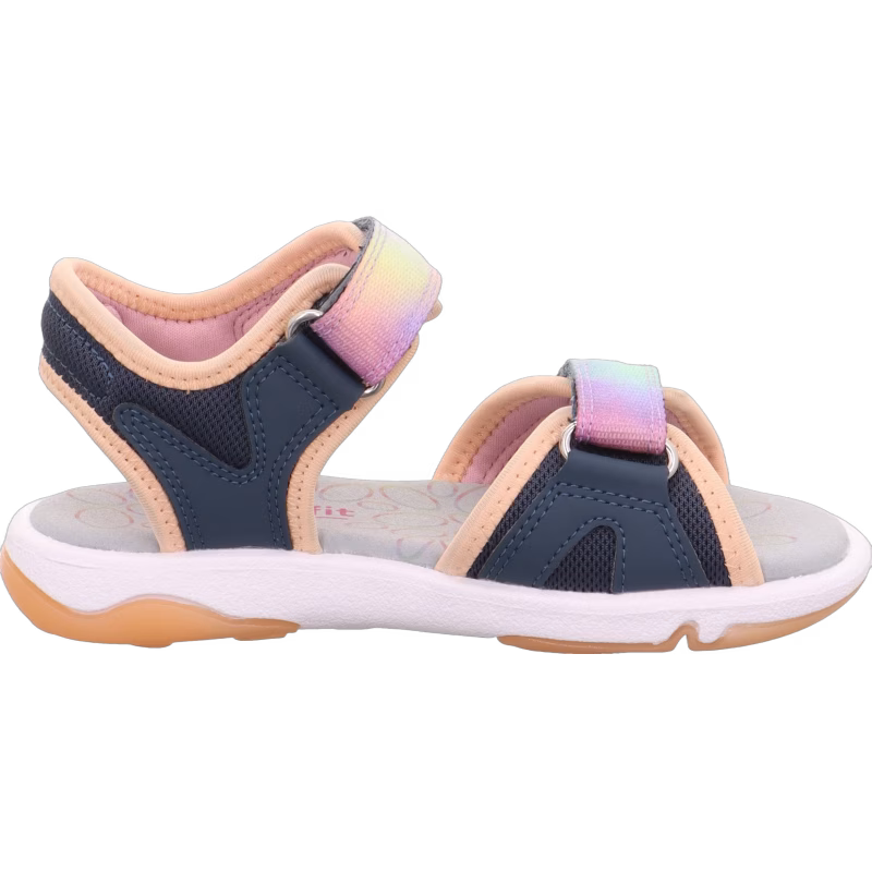 Superfit Pebbles Sandaler, Blå/Orange, 31