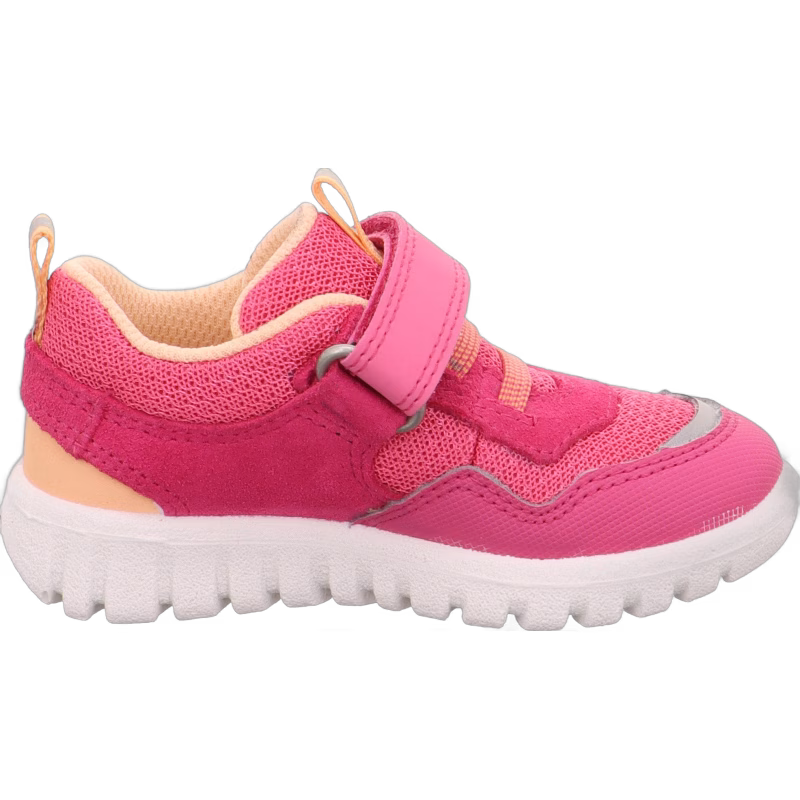 Superfit Sport7 Mini Sneakers, Rosa/Orange, 27
