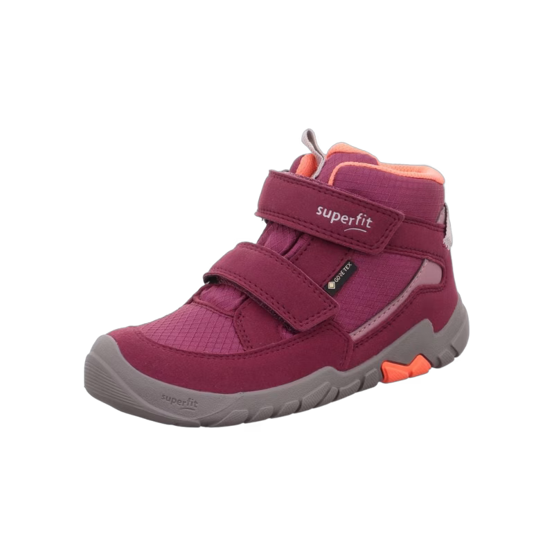 Superfit  Trace Mid GTX Fodrade Sneakers, Red/Orange, 35