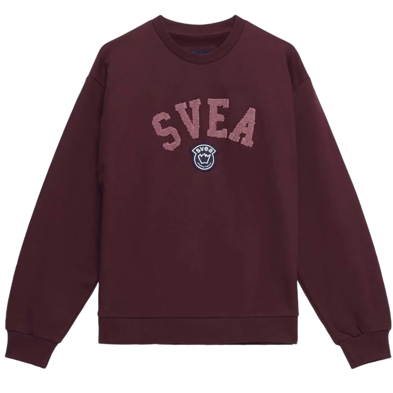 Svea Logo Crew Tröja, Winered, Stl 160