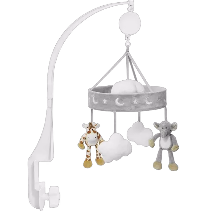 Teddykompaniet Diingliisar Sängmobil Elefant & Giraff