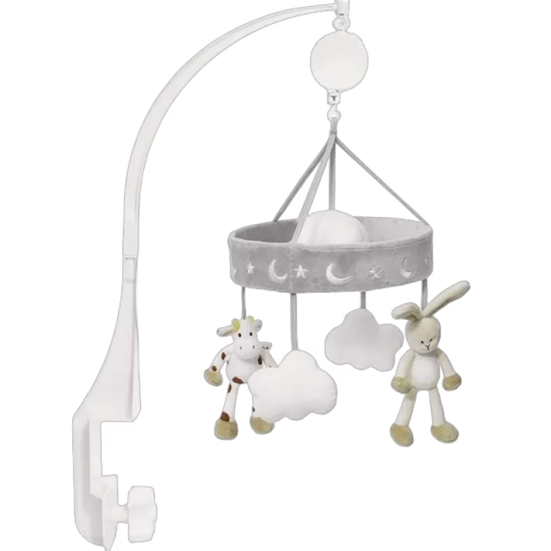 Teddykompaniet Diingliisar Sängmobil Kanin & Kossa