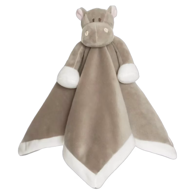 Teddykompaniet Diinglisar Snuttefilt Flodhäst Grey