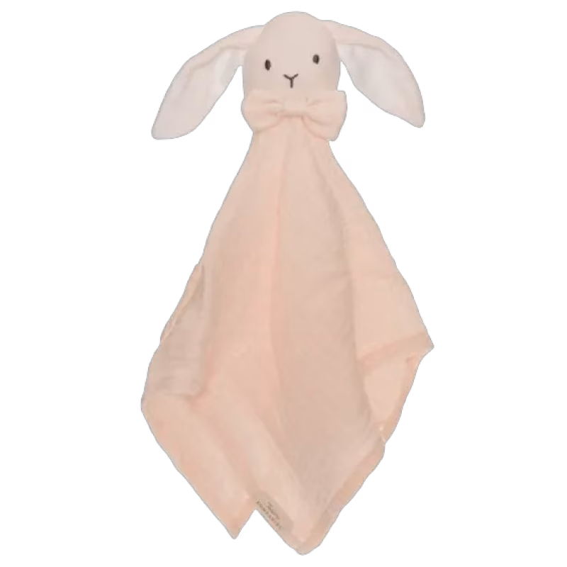 Teddykompaniet Diinglisar Snuttefilt Kanin Muslin (Babyrosa)
