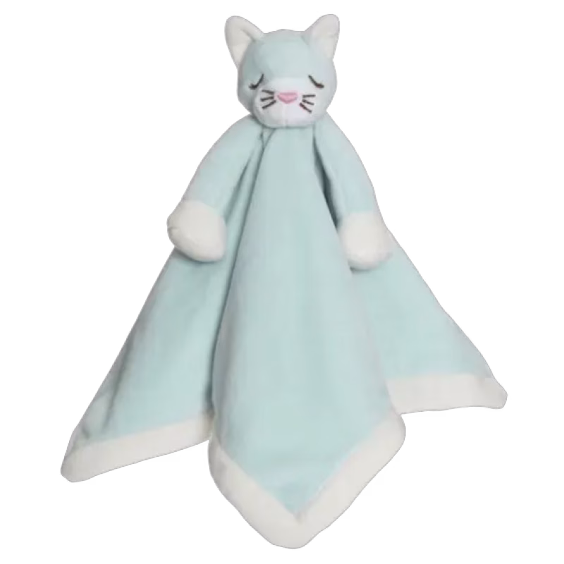 Teddykompaniet Diinglisar Snuttefilt Katt (Babyblå)