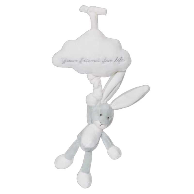 Teddykompaniet Diinglisar Speldosa Moln Kanin (Lindblomsgrön)