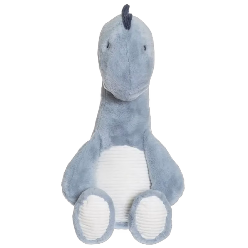 Teddykompaniet Dino med manchestertyg 80 cm (Blå)