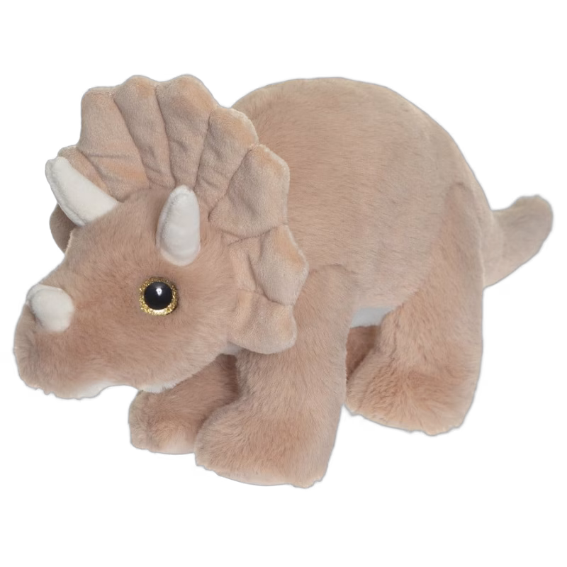 Teddykompaniet Dino Triceratops 43 cm (Aprikos)