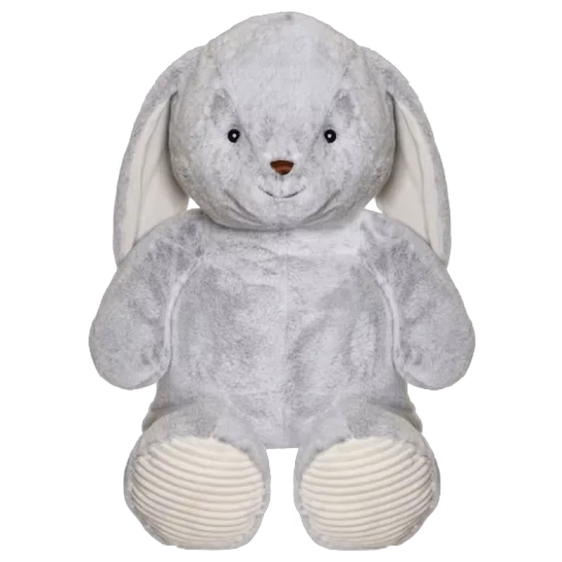 Teddykompaniet Emma kanin 90 cm (Melerad)