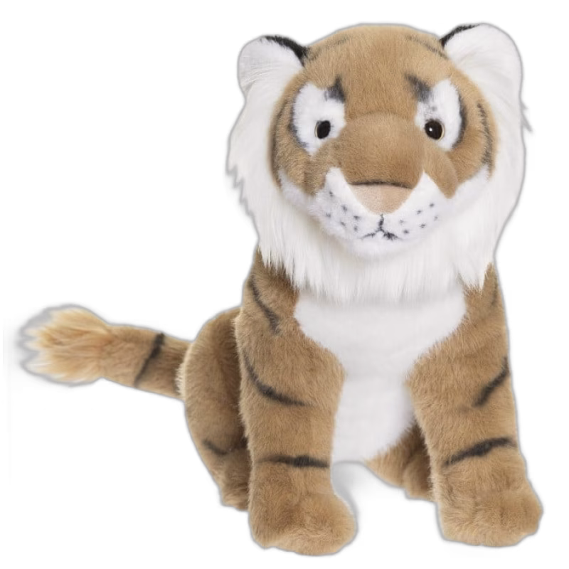 Teddykompaniet Naturtrogen Tiger Sittande 42 cm
