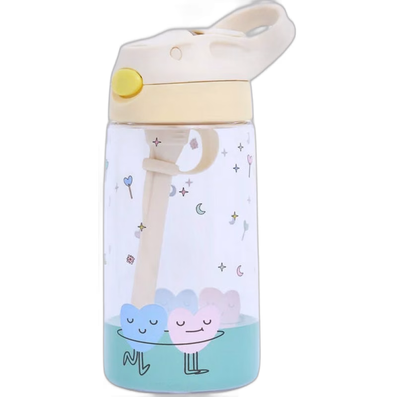 The Cotton Cloud Tritan Vattenflaska, Dancing Hearts