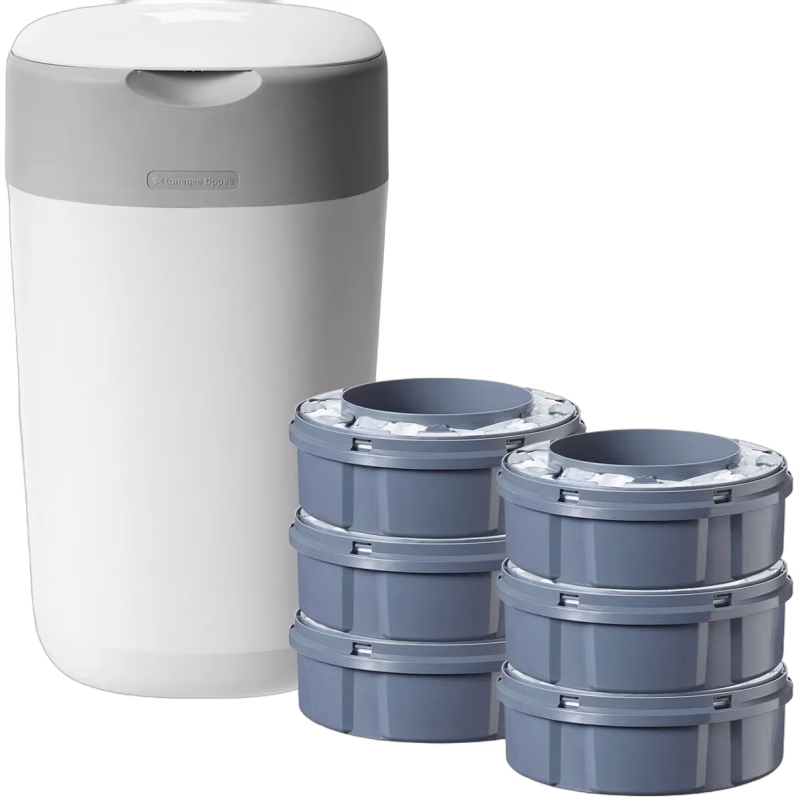 Tommee Tippee Sangenic T& C inkl. 6 Refill, Vit