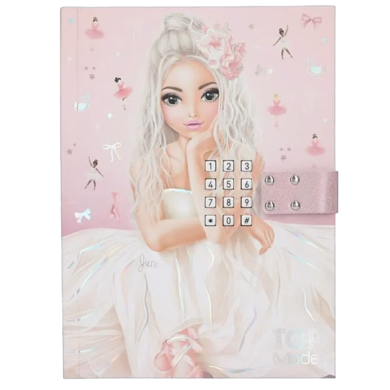 TOPModel Dagbok med kod & musik (Balett)