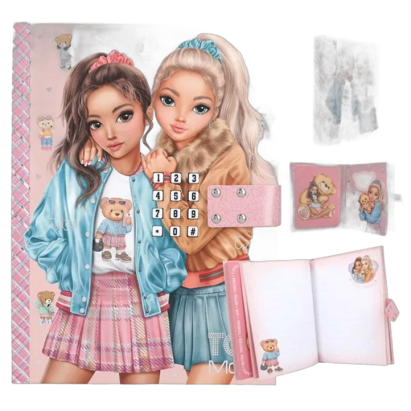 TOPModel Dagbok med kod och musik (Team Teddy)