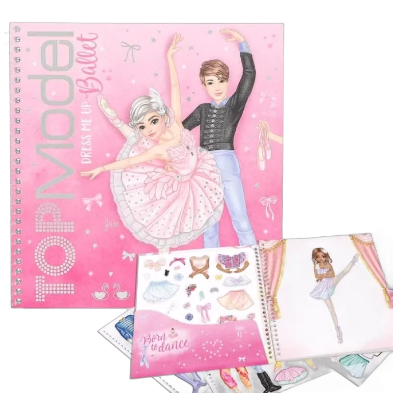 TOPModel Dress Me Up Stickersbok (Balett)