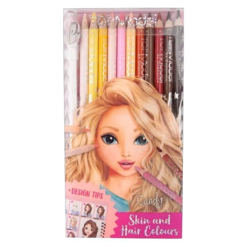 TOPModel Hud- & hårfärgpennor 12-pack