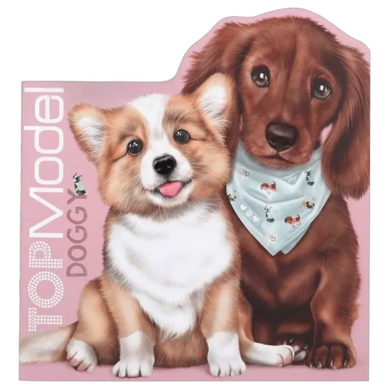 TOPModel Målarbok Doggy
