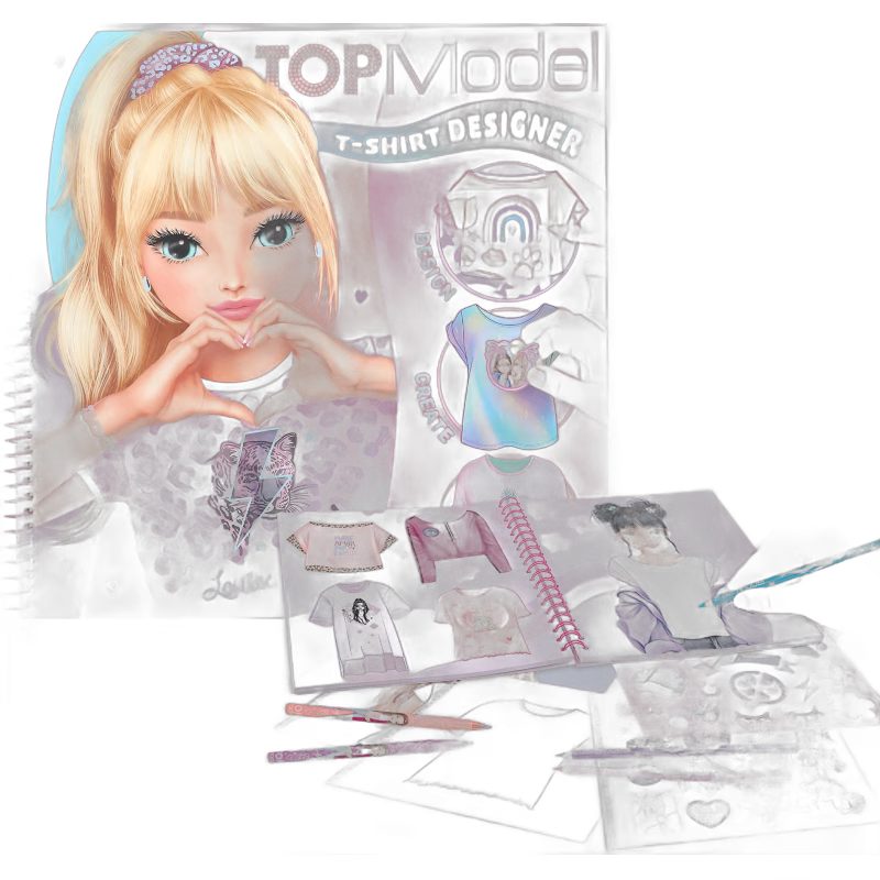 TOPModel T-shirt Designbok DIY-set