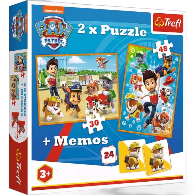 Trefl Paw Patrol Pussel 2i1 och Memory