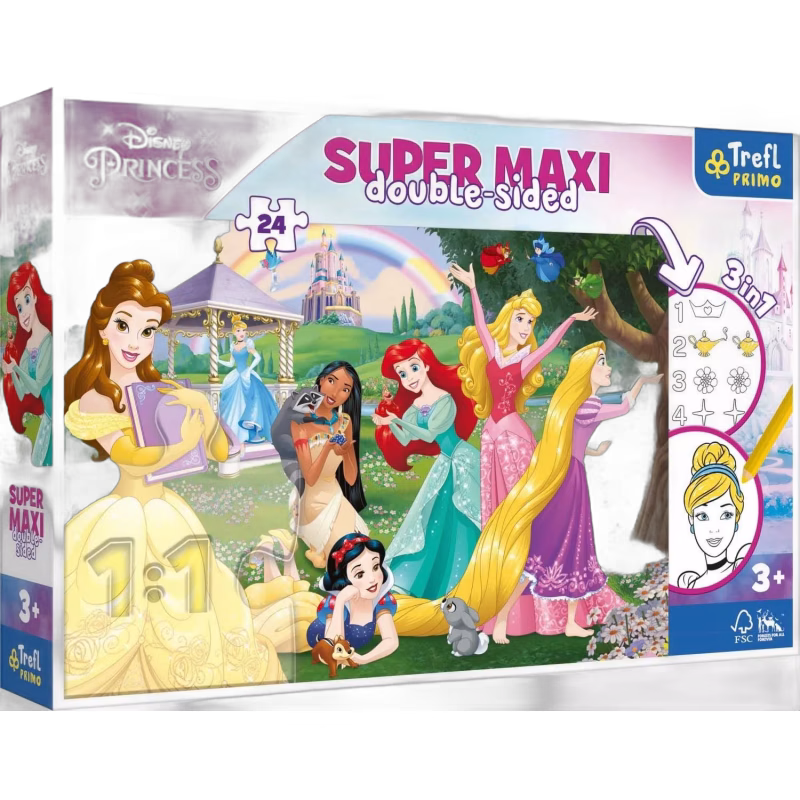 Trefl Primo Disney Princess Super Maxi Pussel 24 Bitar