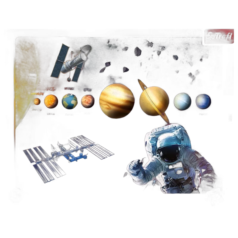 Trefl Rampussel Solsystem 25 Bitar