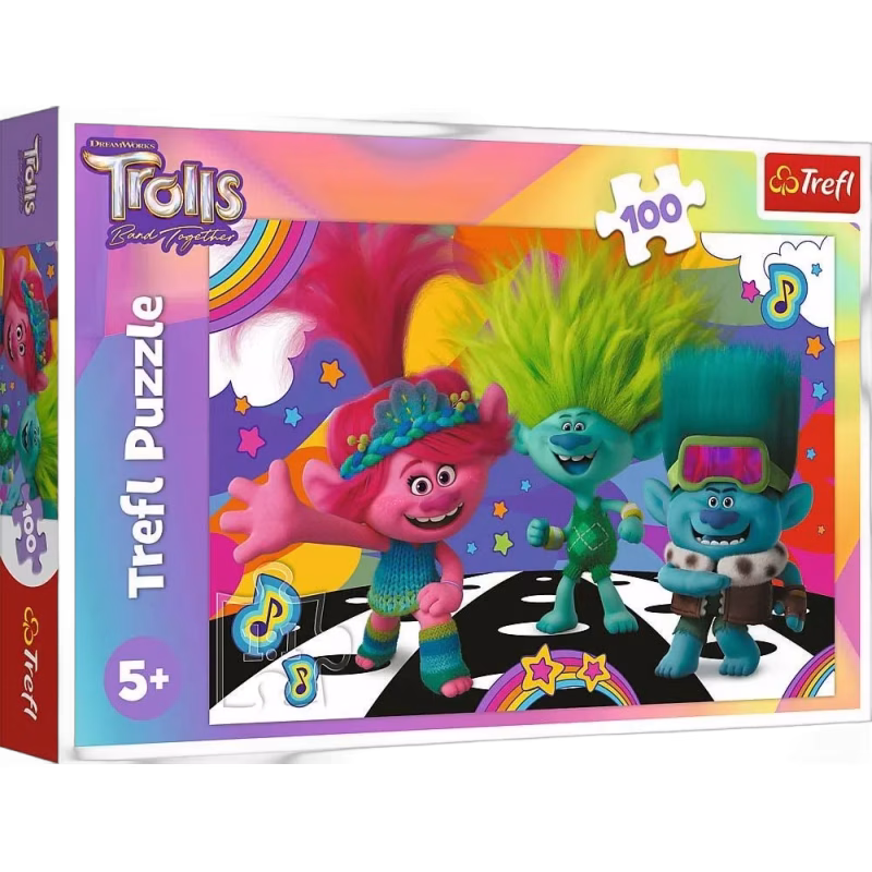 Trefl Trolls Pussel 100 Bitar