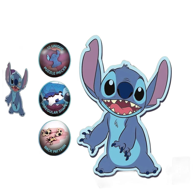 Trefl Wood Craft Junior Disney Stitch Pussel 50 Bitar