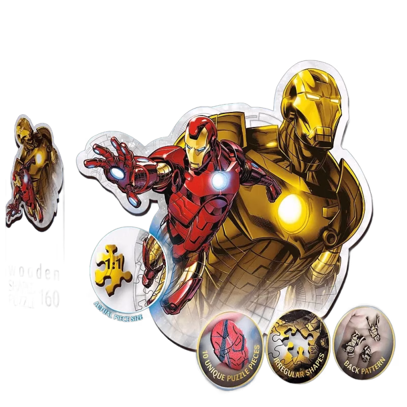 Trefl Wood Craft Origin Marvel Avengers Pussel Brave Iron Man 160 Bitar