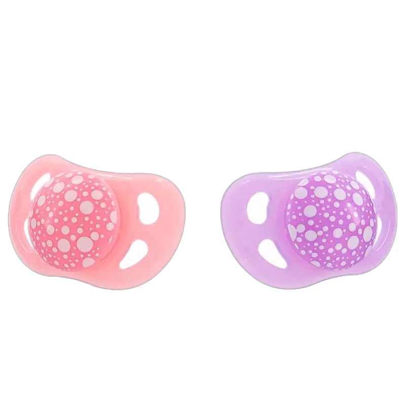 Twistshake Napp 0-6 mån 2-pack (Rosa/Lila)