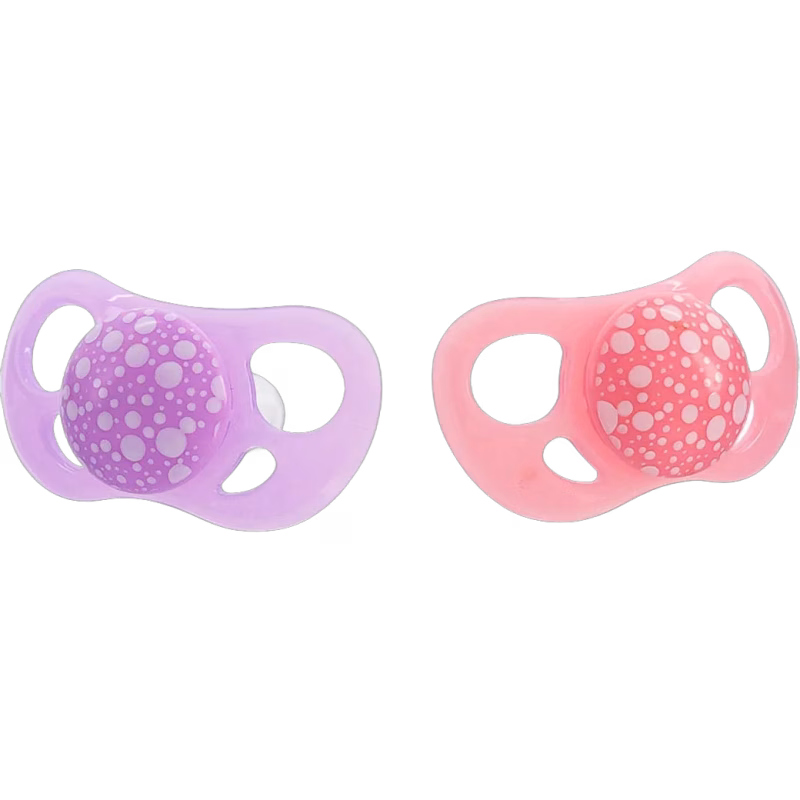 Twistshake Napp 6+ mån 2-pack, Rosa/Lila