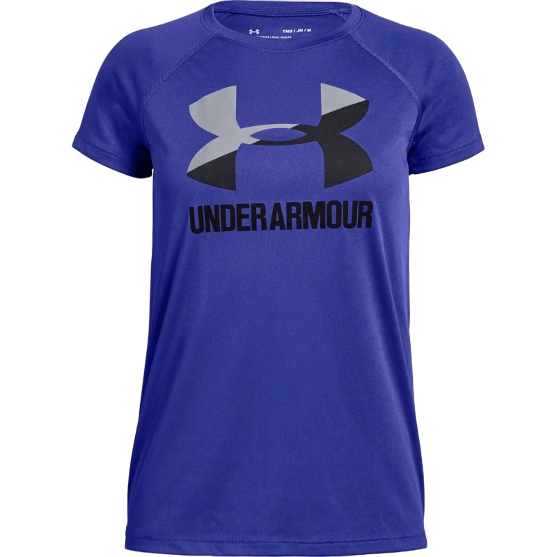 Under Armour Big Logo Tee Solid SS Träningströja, Purple M