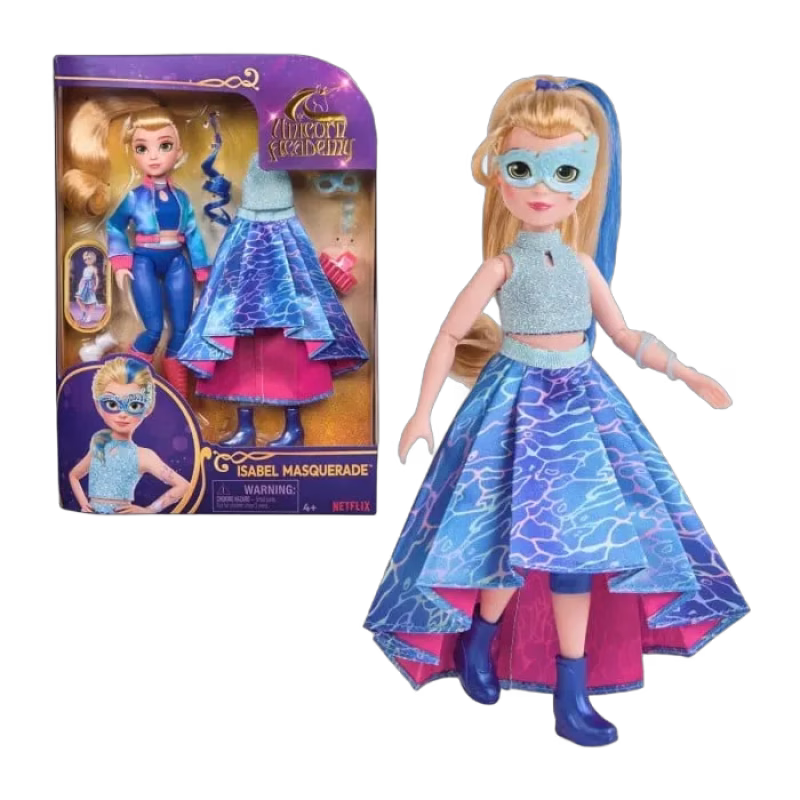 Unicorn Academy Delux Docka Isabel Masquerade
