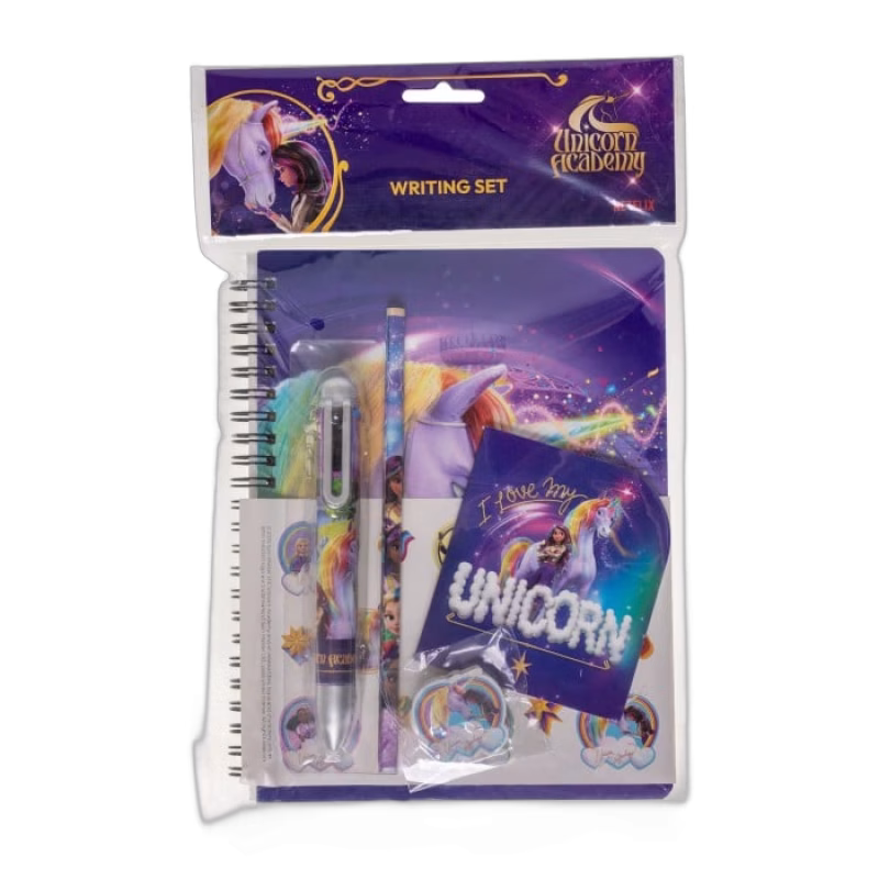 Unicorn Academy Skrivset med Multipenna