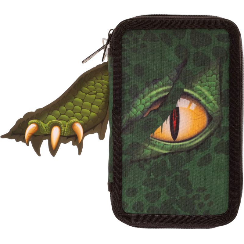 Valiant Dino Dubbelpennfodral, Grön