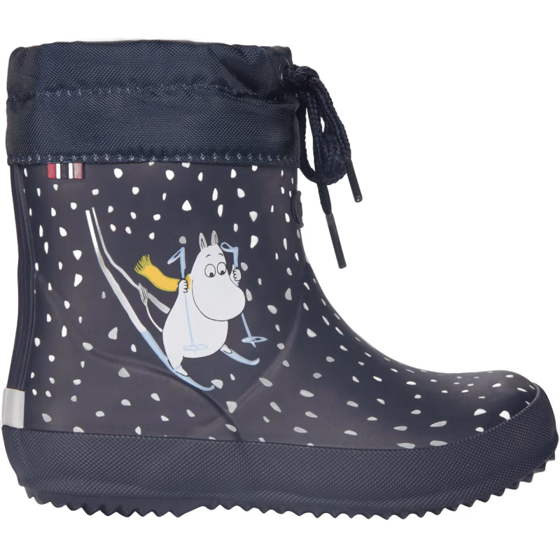 Viking Alv Indie Moomin Fodrade Gummistövlar, Navy, 27
