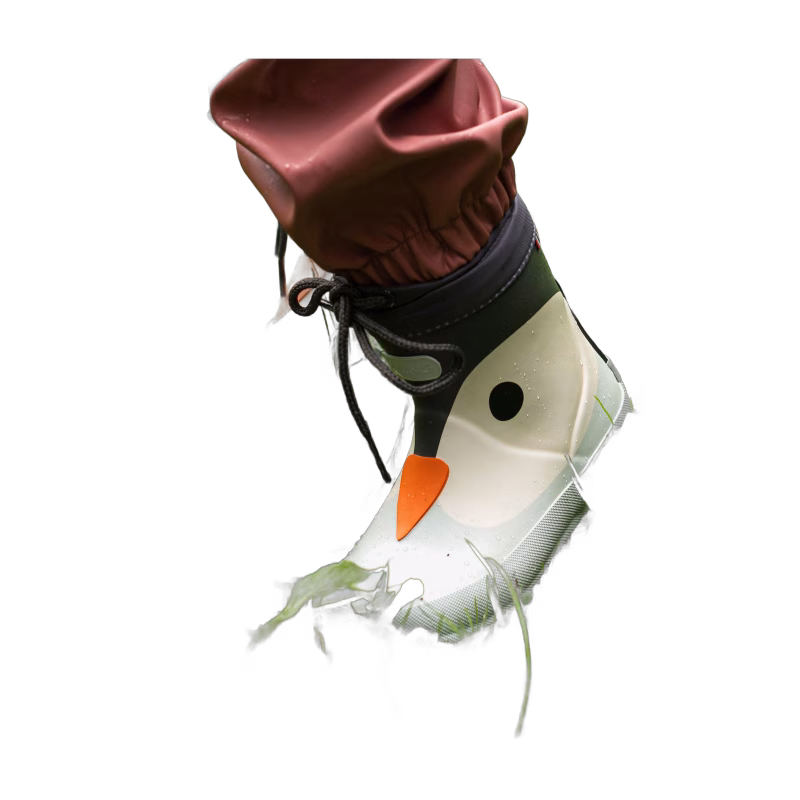 Viking Alv Indie Print Gummistövlar, Light Grey, 19