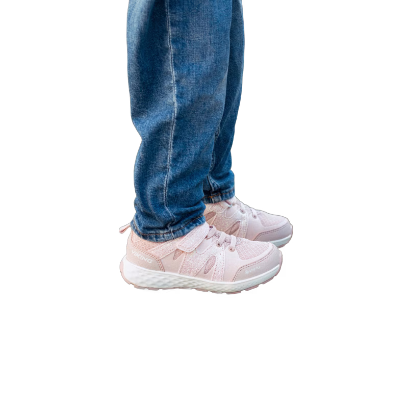 Viking Fun Glitter 1V GTX Sneakers, Light Pink, 34