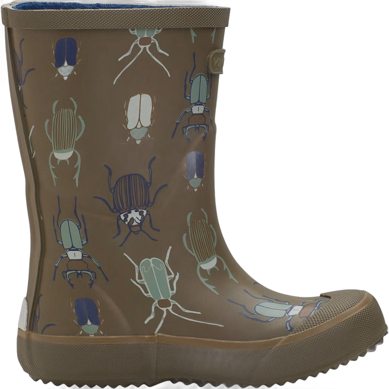 Viking Indie Print Gummistövlar, Khaki/Linen, 25