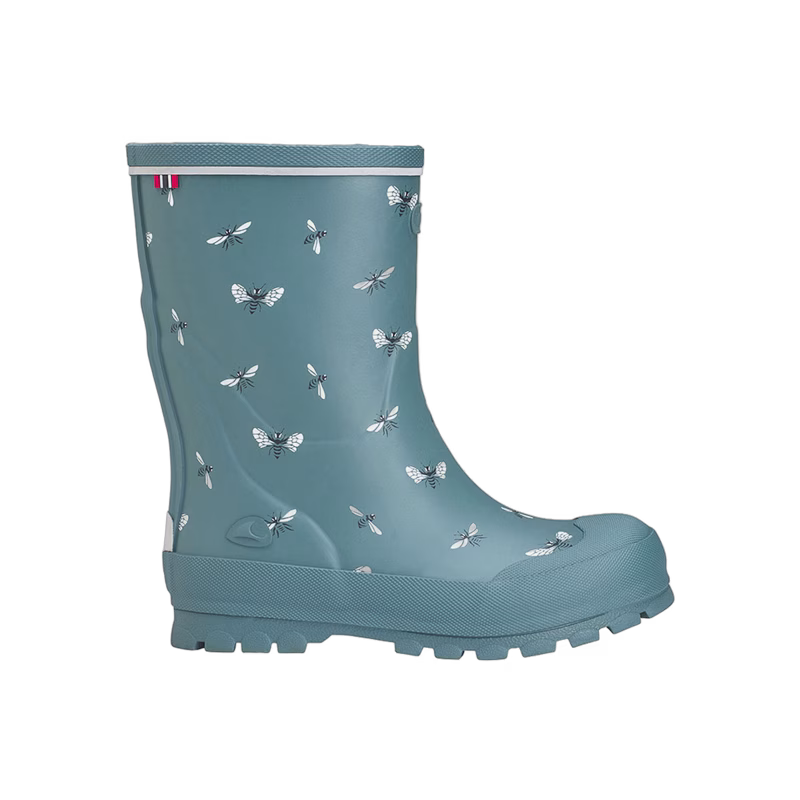 Viking Jolly Print Gummistövlar, Bluegreen/White, 33 - Bäst i test