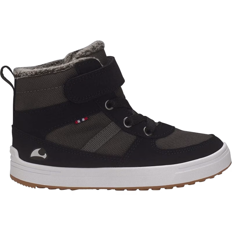 Viking Lucas Mid WP Warm Vinterkängor, Black/Charcoal, Stl 28