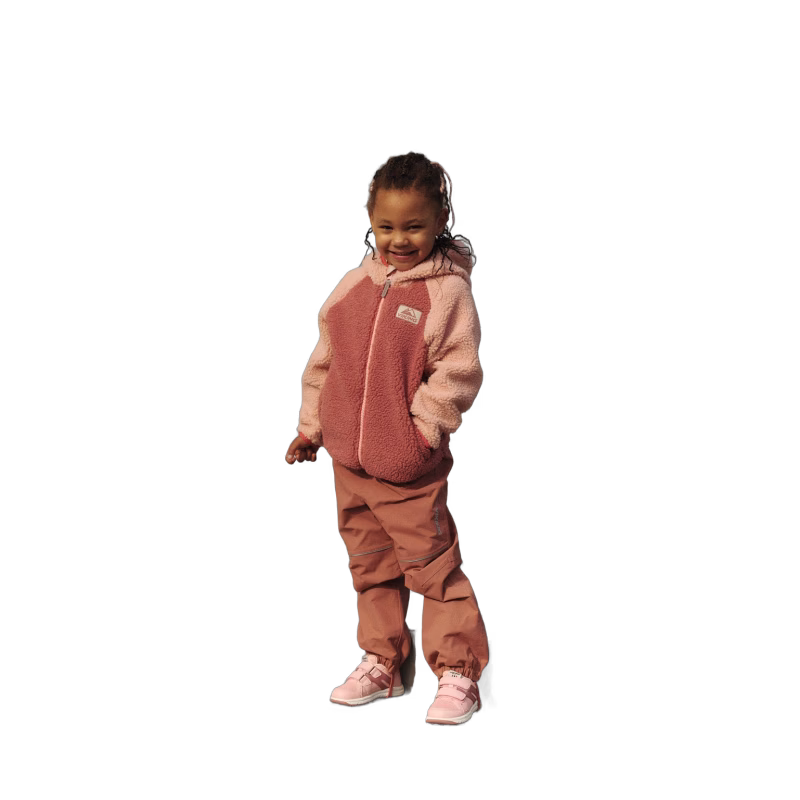 Viking Play  Vändbar Fleecejacka, Light Pink, 92