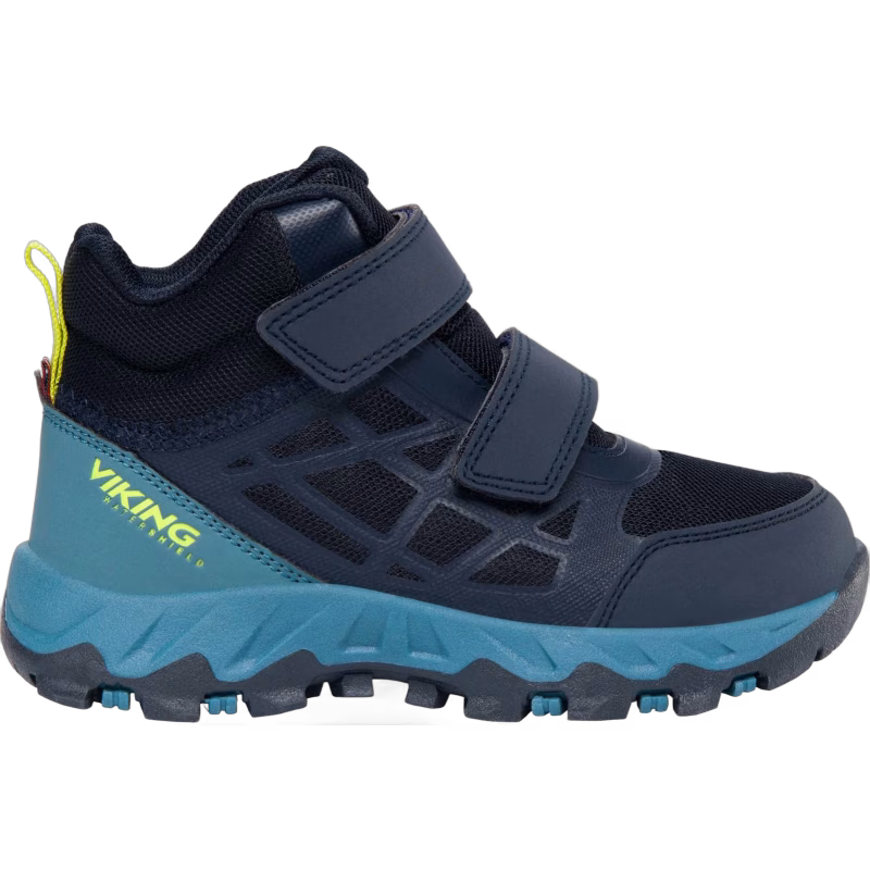 Viking Track Mid WP 2V Sneakers, Navy/Denim, 36