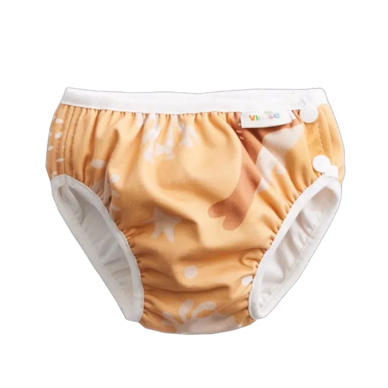 Vimse Badblöja S 6-8kg (Yellow whale)