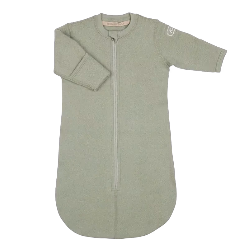 Voksi sovpåse ull stl 50-56, misty green