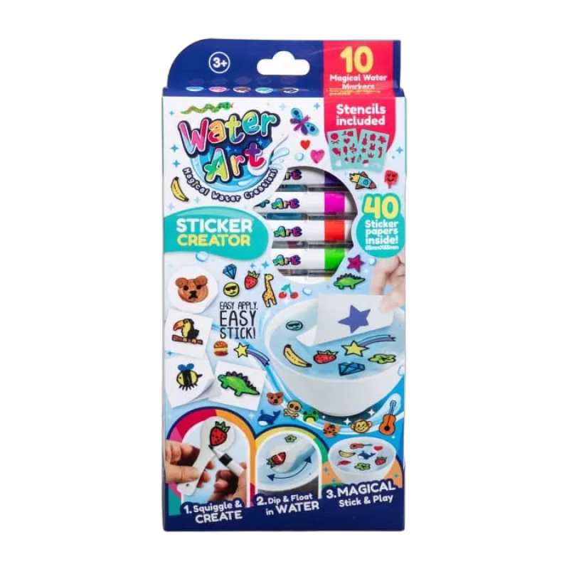 Water Art Stickers 10 pennor