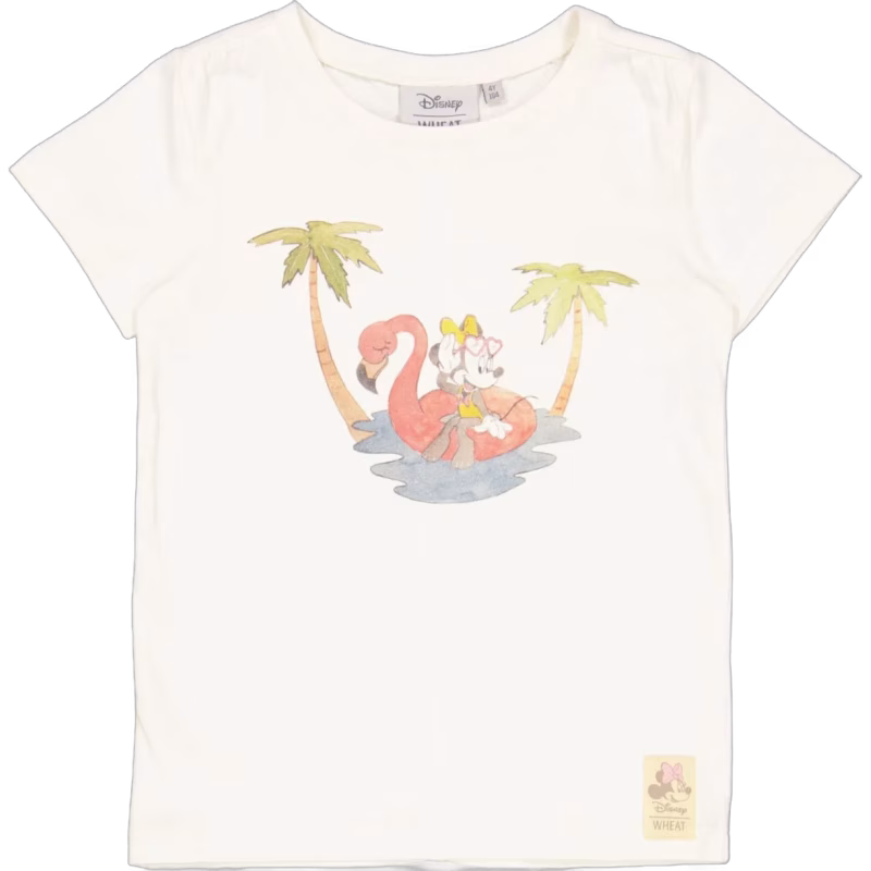 Wheat Beach Mimmi Pigg T-Shirt, Ivory, 98