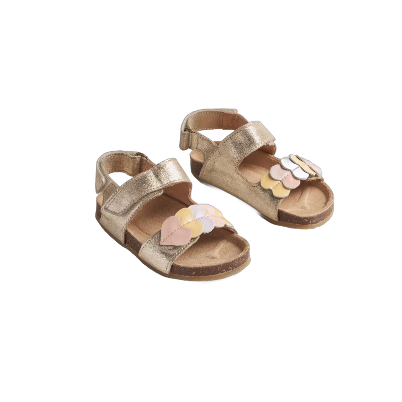 Wheat Clara Sandaler, Grey, 28